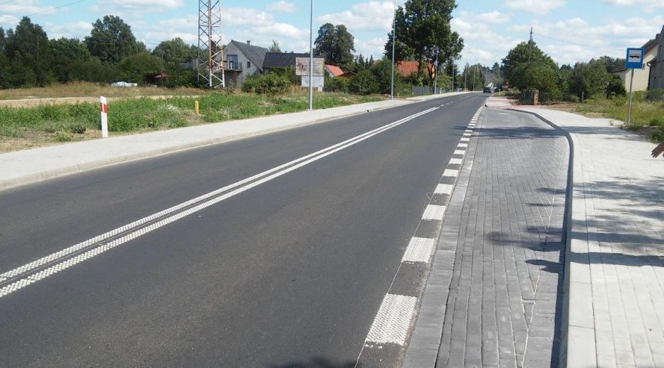 Zdjęcie rozbudowy drogi woj. nr 296 w m. Iłowa ul. Żagańska
