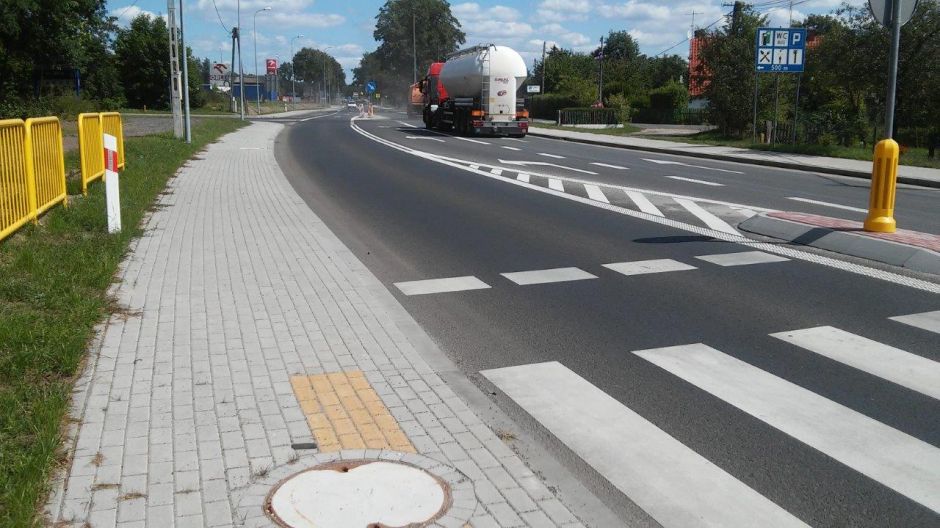 Zdjęcie rozbudowy drogi woj. nr 296 w m. Iłowa ul. Żagańska