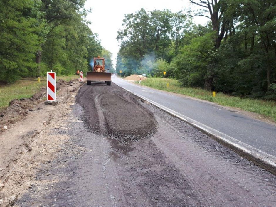 Zdjęcie przebudowa drogi woj. nr 315 na odcinku Przyborów - granica województwa