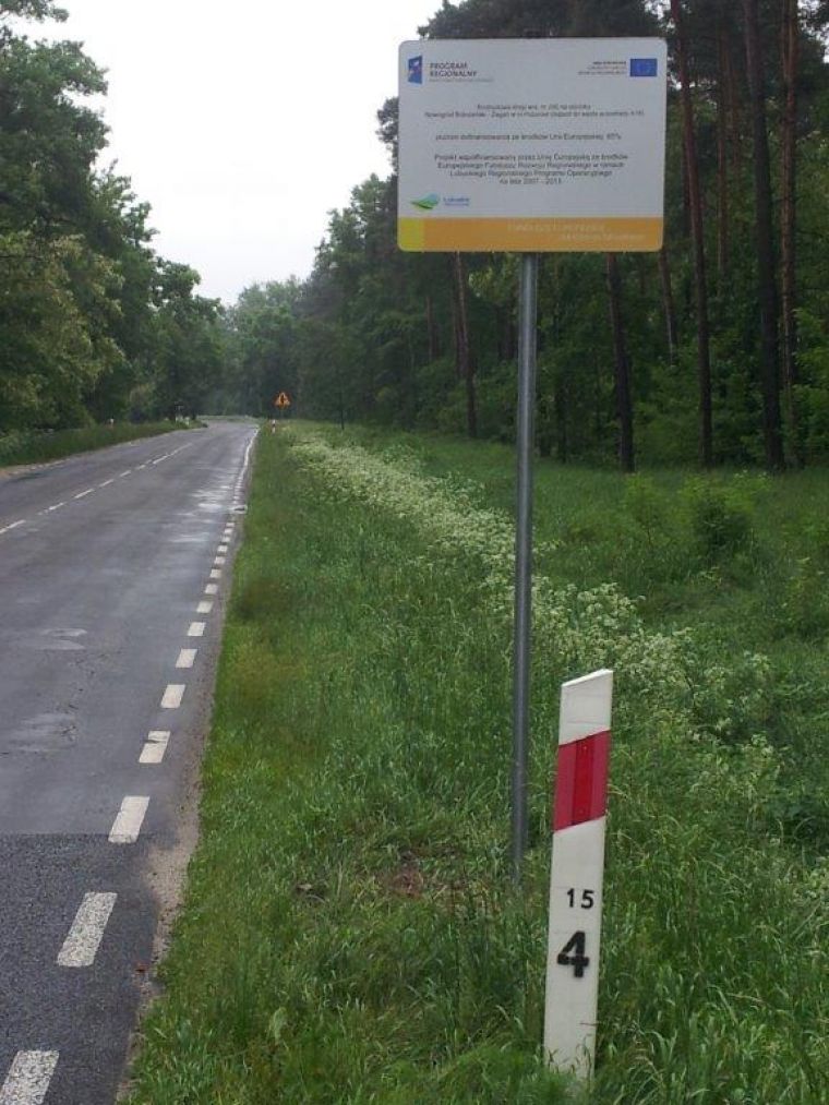 Zdjęcie: Rozbudowa drogi woj. nr 295 na odcinku Nowogród Bobrzański – Żagań w m. Pożarów (dojazd do węzła autostrady A18)