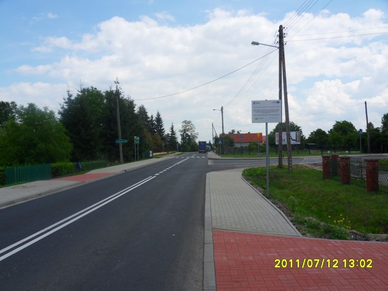 Zdjęcie: Przebudowa drogi woj. nr 130 w m. Baczyna