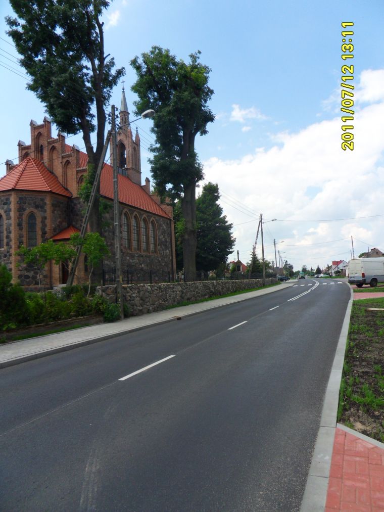 Zdjęcie: Przebudowa drogi woj. nr 130 w m. Baczyna