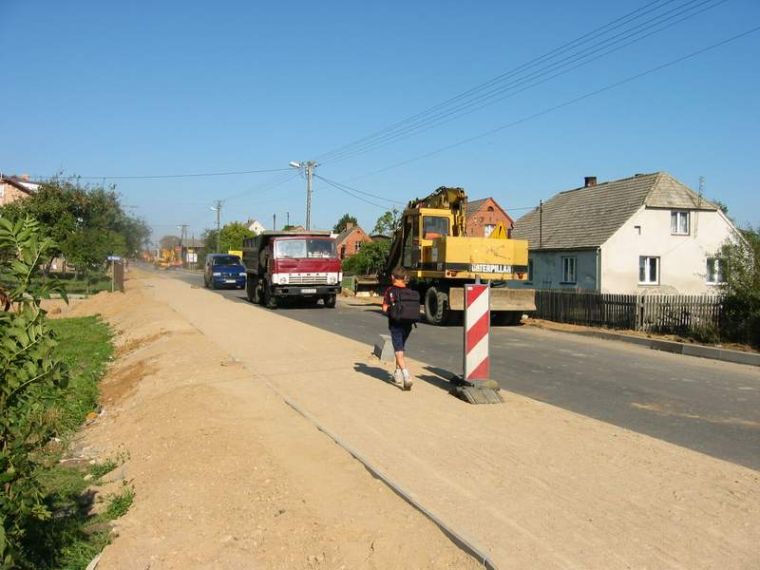 Zdjęcie: Wzmocnienie drogi wojewódzkiej nr 304 na odcinku od m. Okunin do skrzyżowania z drogą wojewódzką nr 302